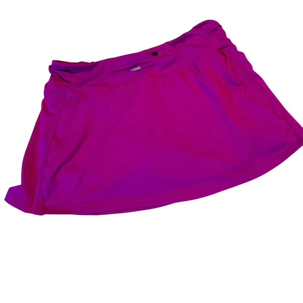 Hind Athletic Stretch Pink Purple Skort S/CH 4-6 Spandex Machine Washable - Picture 2 of 9